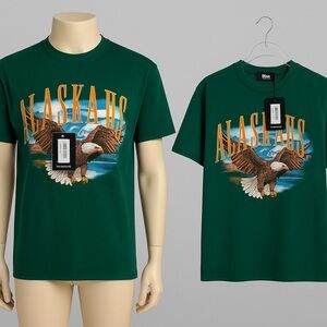 809 Green Graphic T-Shirt